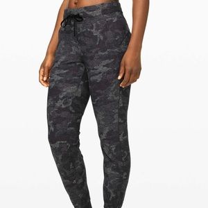 LULULEMON READY TO RULU PANT - Incognito Camo HTR Black / Black